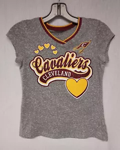 5th & Ocean Girls Glitter Embellished Bling Cleveland Cavaliers Cavs Top 8/10 - Picture 1 of 5