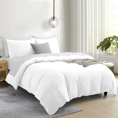 3 Piece Duvet Cover Set 1800 Series Hotel Quality Ultra Soft Cover for Comforter - Image 1 of 4