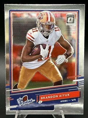 2020 Panini Optic THE ROOKIES Base Brandon Aiyuk Rookie RC San Francisco 49ers - Image 1 of 2
