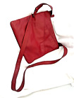Clarks Wine Red Leather Cross Body Shoulder Bag