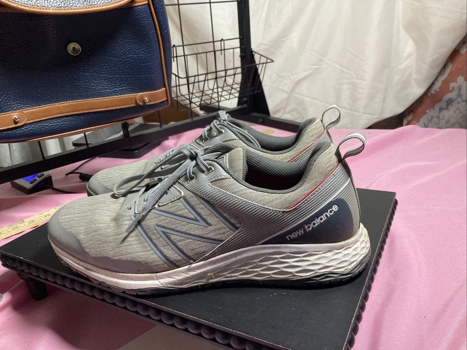NEW IN BOX MEN'S NEW BALANCE FRESH FOAM CONTEND SHOES, COLOR:GRAY/WHITE, SIZE 13 - Image 1 of 4