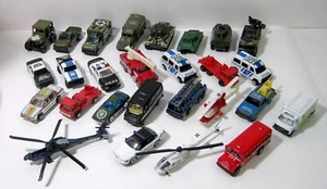 Vintage Konvolut 26 lose First Response Armee Druckguss Fahrzeuge Polizei Feuerwehr - Bild 1 von 4
