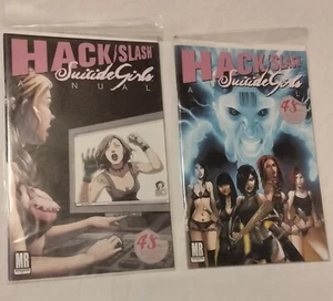 Lotto di 2 copertine annuali Hack/Slash Suicide Girls A&B - Foto 1 di 19