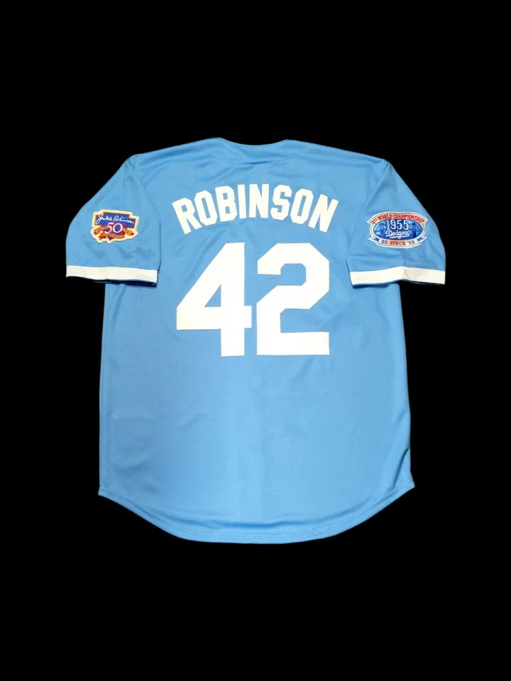 Jackie Robinson Jersey Brooklyn Dodgers Limited Edition Stitched New SALE! - Image 1 of 4