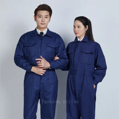 Workwear Coveralls Mechanic Uniform Work Overalls Jumpsuit Cotton Pant Unisex - Image 1 of 4