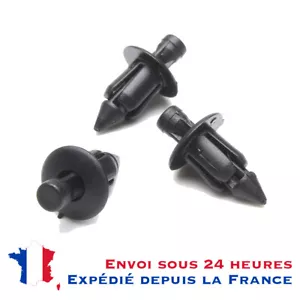10 6mm RIVET plastique carénage de moto bordure CLIPS HONDA, YAMAHA, KAWASAKI - Foto 1 di 4