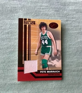2007-08 Bowman Elevation Relics Gold 36/49 Pete Maravich #ER-PM GAME USED JERSEY - Picture 1 of 5