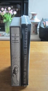 Huckleberry Finn (Sealed) + A Treasury of Mark Twain: Mark Twain: Folio Society - Picture 1 of 9