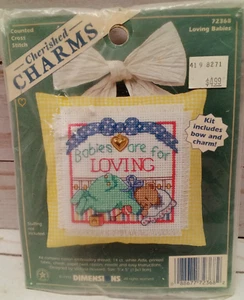 Cherished Charms VTG 1997 Dimensions "Babies are for Loving" Count Cross Stitch - Picture 1 of 3