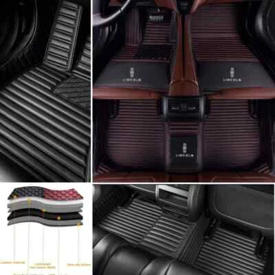 For Lincoln MKS MKZ MKC MKT MKX Car Floor Mats Custom Waterproof Carpets Auto - Image 1 of 4