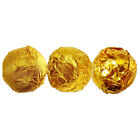 200x Goldfolienpapier für Schokoladenverpackung (orange)