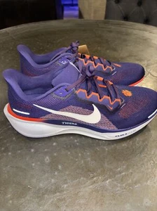 Clemson Tigers Nike Pegasus 41 Running Shoes Purple Mesh FZ5108-500 NEW - Picture 1 of 7