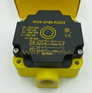 TURCK NI50-CP80-FZ3X2 Nonembeddable Rectangular Inductive Proximity Sensor 2Wire - Picture 1 of 3