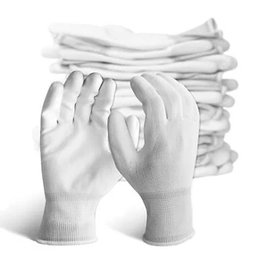 EvridWear 12 Pairs Ultralight Breathable Polyurethane Coated Garden Work Gloves - Picture 1 of 29