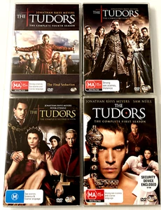 The Tudors DVD Series 1-4 Complete Collection PAL Region 4 Jonathan Rhys Meyers - Picture 1 of 20