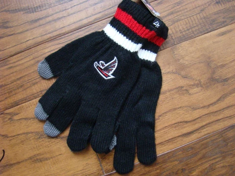 Atlanta Falcons NFL.COM Knit Texting Tips Men's Gloves, Stretch Fit Cover