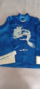 VINTAGE LIN ZHI XIU BOYS SIZE 16 ASIAN PAJAMAS - Picture 1 of 11