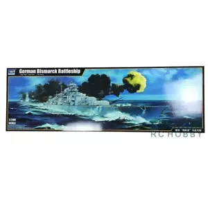 Trompetista 03702 1/200 Buque de Guerra Alemán KM Bismarck Acorazado Modelo Estático Juguetes - Imagen 1 de 8