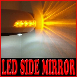 LED Winker Side Mirror Cover For 01 06 Hyundai Elantra - Picture 1 of 1
