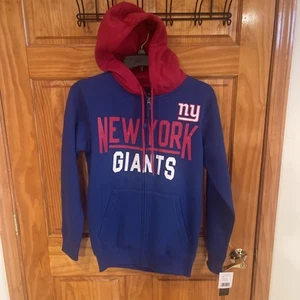 NWT New York GIANTS Official NFL G-III HAIL MARY Full-Zip Men HOODY XS - Picture 1 of 7