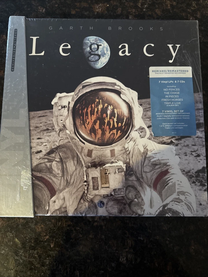 💿 Garth Brooks LEGACY BOX SET 7 Vinyl LPs + 7 CDs With Bonus Tracks 🆕 NEW 2019 - Image 1 of 4