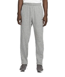 Felpa Nike Joggers Therma-Fit grigio orlo aperto DQ4856-063 tasche uomo taglia L - Foto 1 di 12