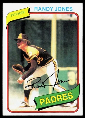 Randy Jones 1980 Topps #305 - Image 1 of 2