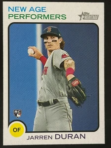 2022 Topps Heritage New Age Performers NAP-23 Jarren Duran - Bild 1 von 2