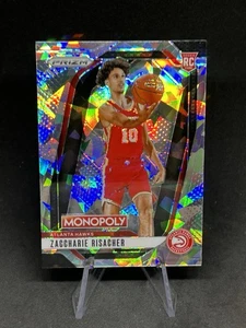 2024-25 Panini Prizm Zaccharie Risacher Monopoly Cracked Ice RC Rookie #27 Hawks - Bild 1 von 2