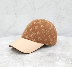 Louis Vuitton New Monogram Carry-On Leather Baseball Cap M M77292 147639974 - Picture 1 of 10