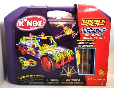K’Nex Designer's Choice Light-Up 30 Model Building Set 304 piezas nuevo retirado 2007 Foto 1 de 4