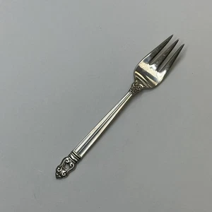 1939 International Sterling Royal Danish Salad Fork 6 3/8" No Mono - Picture 1 of 3