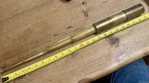 Antique 4Draw Brass Telescope - Picture 1 of 6