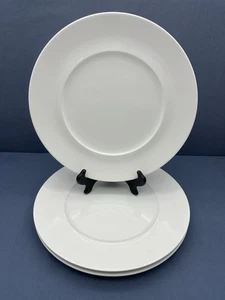 VILLEROY & BOCH Fine China HOME ELEMENTS White 11 1/8" DINNER PLATES Set of 3 - Picture 1 of 11