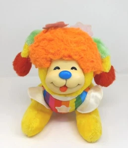 Vtg 80s Plush Rainbow Brite Puppy Dog Mattel Rubber Face Made Korea 1983 8.5x10" - Bild 1 von 17