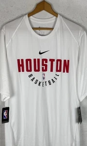 Nike NBA Houston Rockets XL Tall Dri-Fit Warm Up Shirt Team Issue T-Shirt XLT - Picture 1 of 7