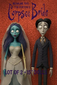 💀 La sposa cadavere di Tim Burton – Emily & Victor – McFarlane Toys 2005 – 15” - Foto 1 di 10