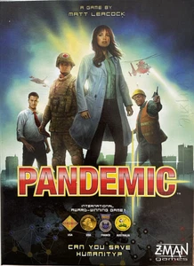 Matt Lercocks PANDEMIE: Können Sie die Menschheit retten? von Z-Man Games. SEHR GUT! - Bild 1 von 5