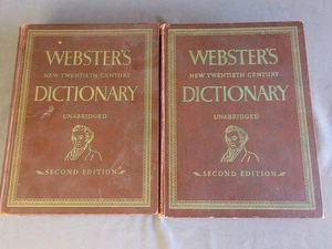 Webster’s New Twentieth Century Dictionary Unabridged Second Edition 1 & 2 1964 - Bild 1 von 8