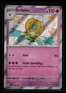 2024 Scarlet & Violet Series - Paldean Fates Drifblim Illustration Rare #156 - Picture 1 of 2