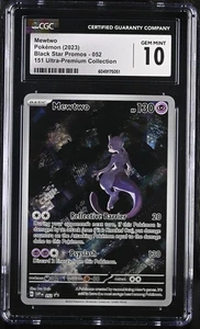 CGC 10 Mewtwo 052 SVP Black Star Promo Pokemon 151 Ultra Premium Collection UPC - Bild 1 von 2