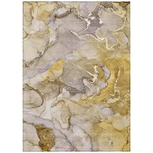 Taupe 2 Ft. 6 In. X 3 Ft. 10 In. Chantille Machine Washable Indoor/Outdoor Geome - Picture 1 of 8