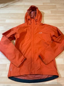 RAB Fuse Jacket Mens Large Orange Waterproof Pertex Shield - Picture 1 of 8
