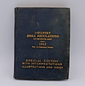 US Army Drill Regulations 1911 Named Poor Condition - Picture 1 of 16