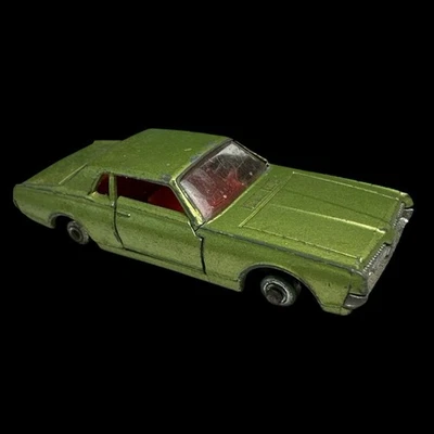 Vintage “Matchbox” Series No 62 - MERCURY COUGAR - By Lesney - Green - No Tires - Image 1 of 4