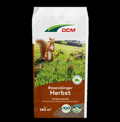 Cuxin DCM Rasendünger Herbst 18 kg NPK 8-4-15 Stickstoff Kalium Eisen Spezial - Bild 1 von 2