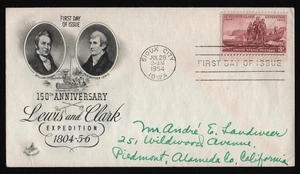 #1063 3c Lewis & Clark, Art Craft FDC **ANY 5=FREE SHIPPING** - Picture 1 of 1