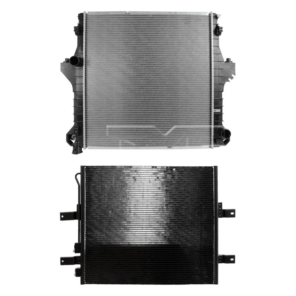 For Dodge Ram 2500 2003-2006 TYC BNDL-475597 Radiator & Condenser Kit - Imagem 1 de 1
