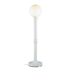 Patio Living Concepts 08711 Moonlite 64 1 Light Globe Floor Lamp in White 08711 - Picture 1 of 1