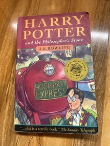 1st Edition 30th Print 1997 Harry Potter And The Philosophers Stone Paperback - Picture 1 of 11